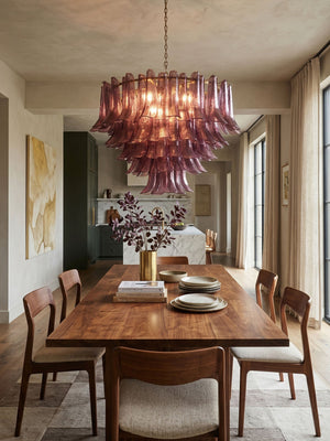 Amethyst Bloom Chandelier