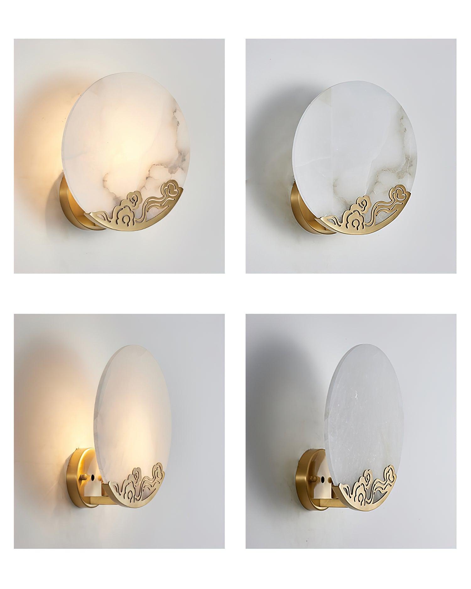 Ando Alabaster Wall Lamp 7.8″- 3.9″ - Docos
