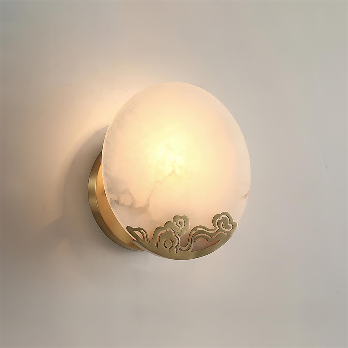 Ando Alabaster Wall Lamp 7.8″- 3.9″ - Docos