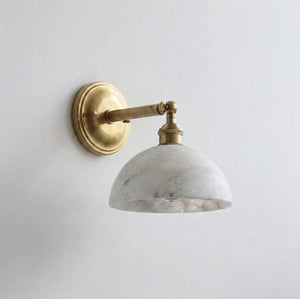 Anthemion Alabaster Wall Sconce