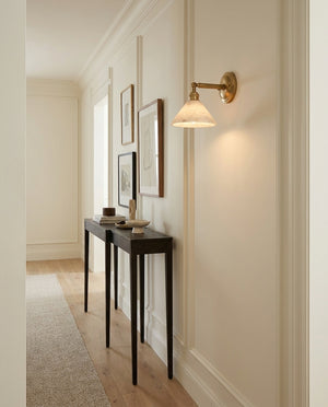 Anthemion Alabaster Wall Sconce
