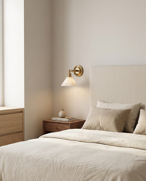 Anthemion Alabaster Wall Sconce