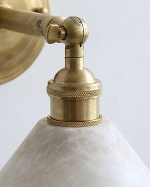 Anthemion Alabaster Wall Sconce