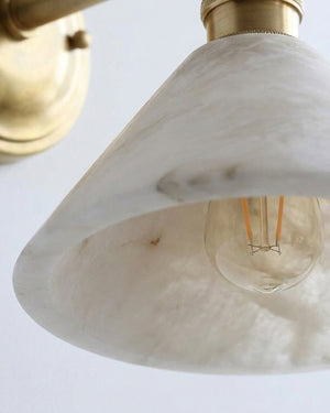 Anthemion Alabaster Wall Sconce
