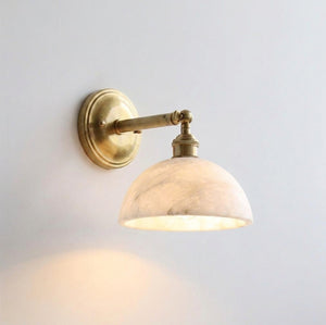 Anthemion Alabaster Wall Sconce