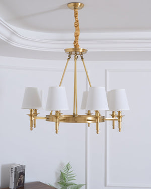 Antique Brass Chandelier