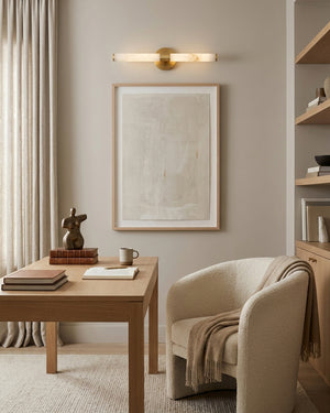 Anvers Picture Alabaster Wall Sconce