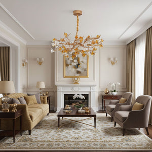 Aosta Brass Branch Chandelier