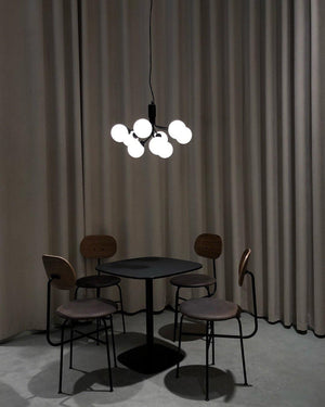 Glass Sphere Cluster Chandelier