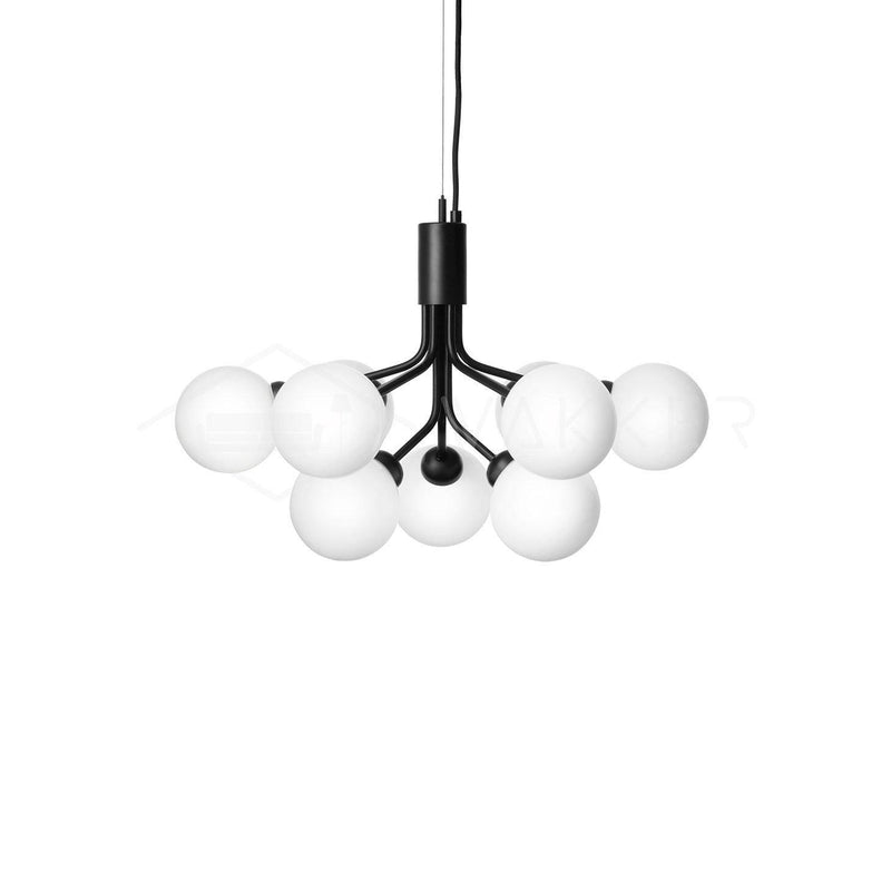 Glass Sphere Cluster Chandelier – detail 13