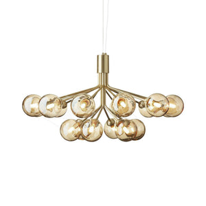 Glass Sphere Cluster Chandelier