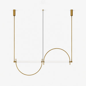Arched Linear Led Chandelier