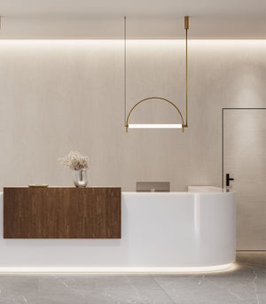 Arched Linear Led Chandelier