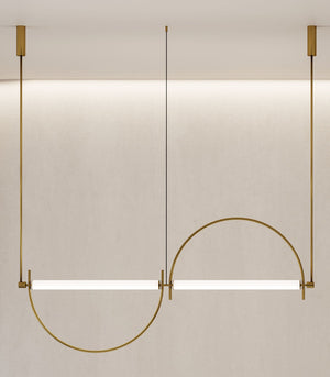 Arched Linear Led Chandelier