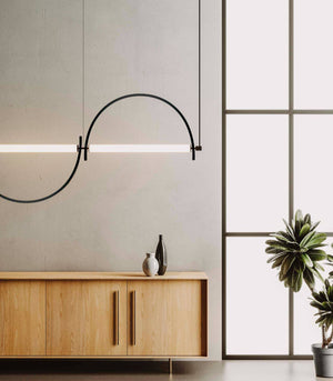 Arched Linear Led Chandelier