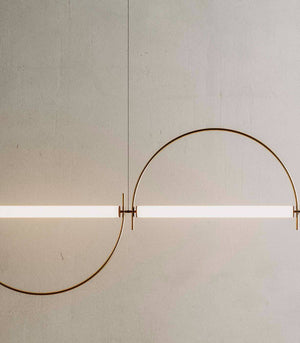 Arched Linear Led Chandelier