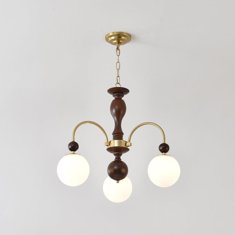 Archway Walnut Color Chandelier – detail 25
