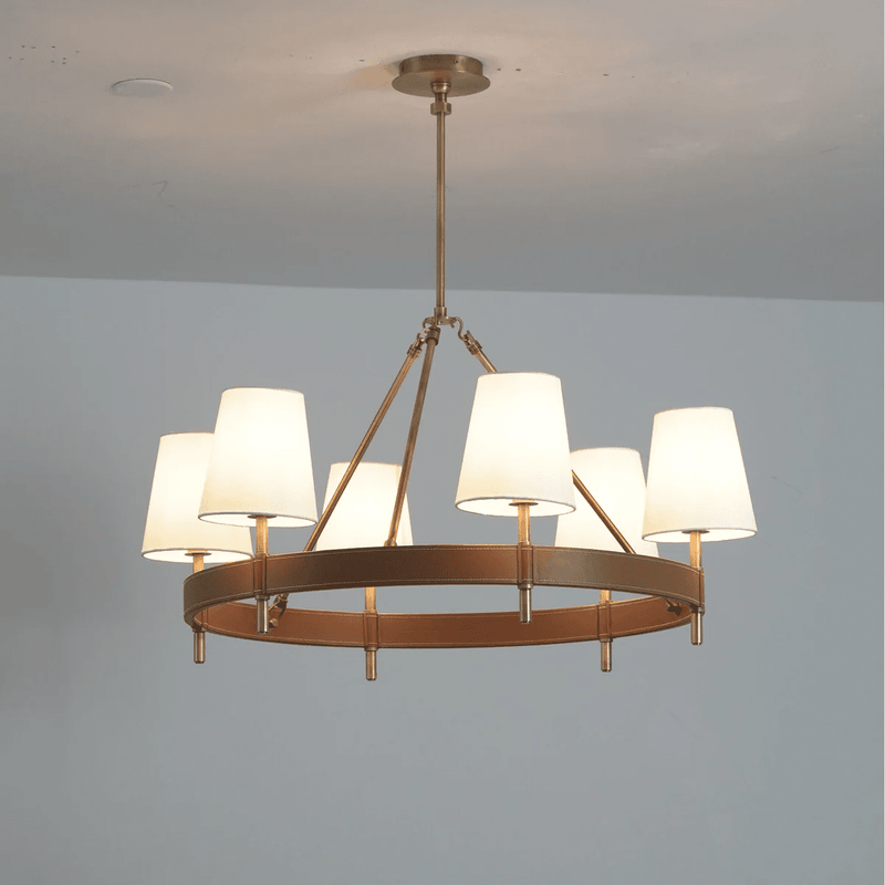 Arianna Leather Chandelier – detail 4