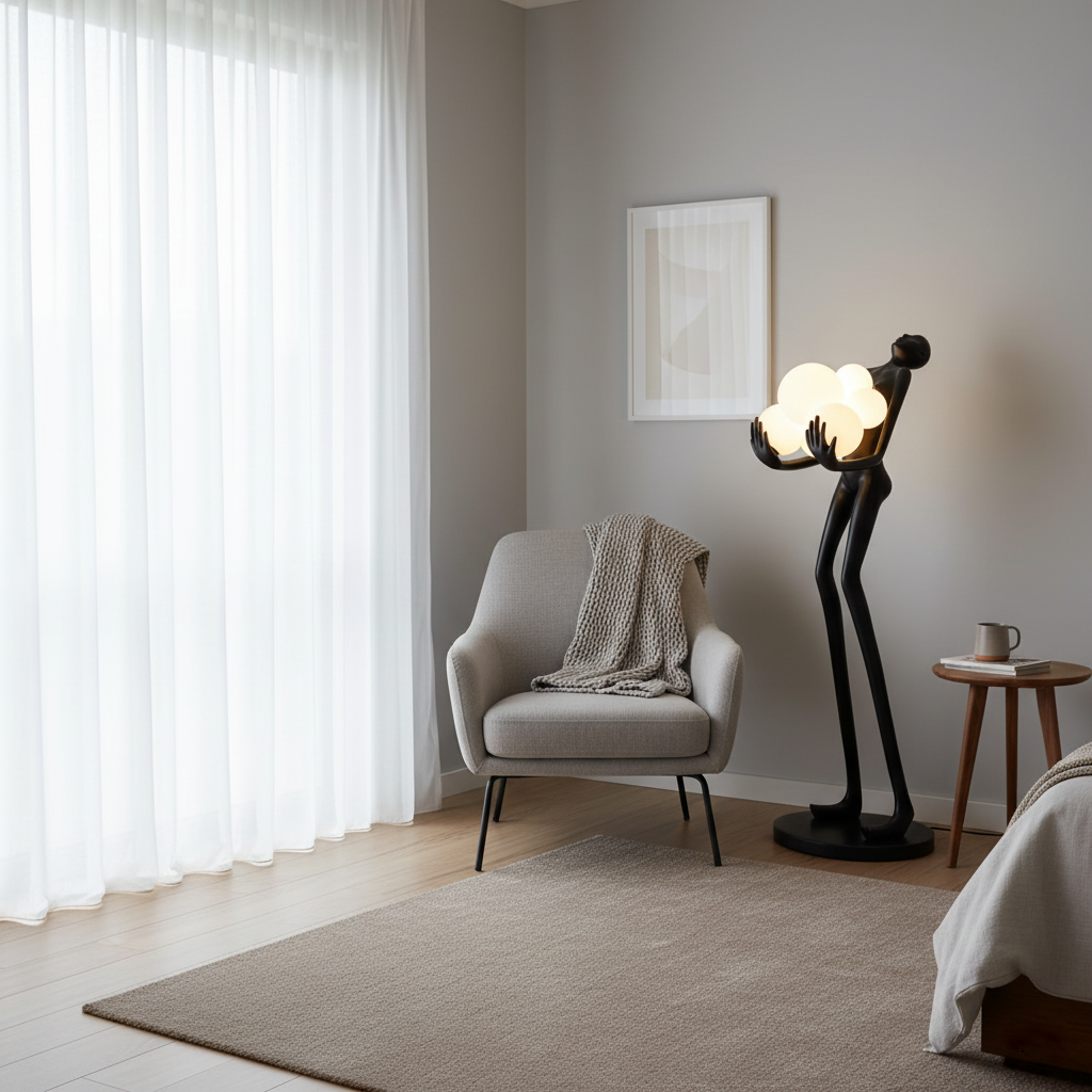 Artistic Figure Floor Lamp