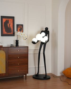 Artistic Figure Floor Lamp