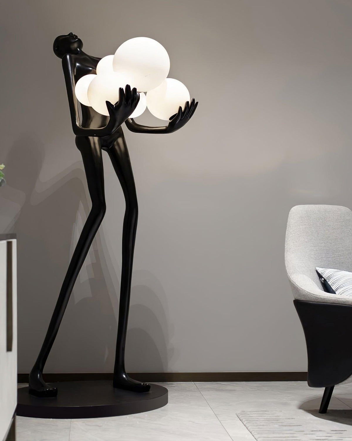 Artistic Figure Floor Lamp Docos