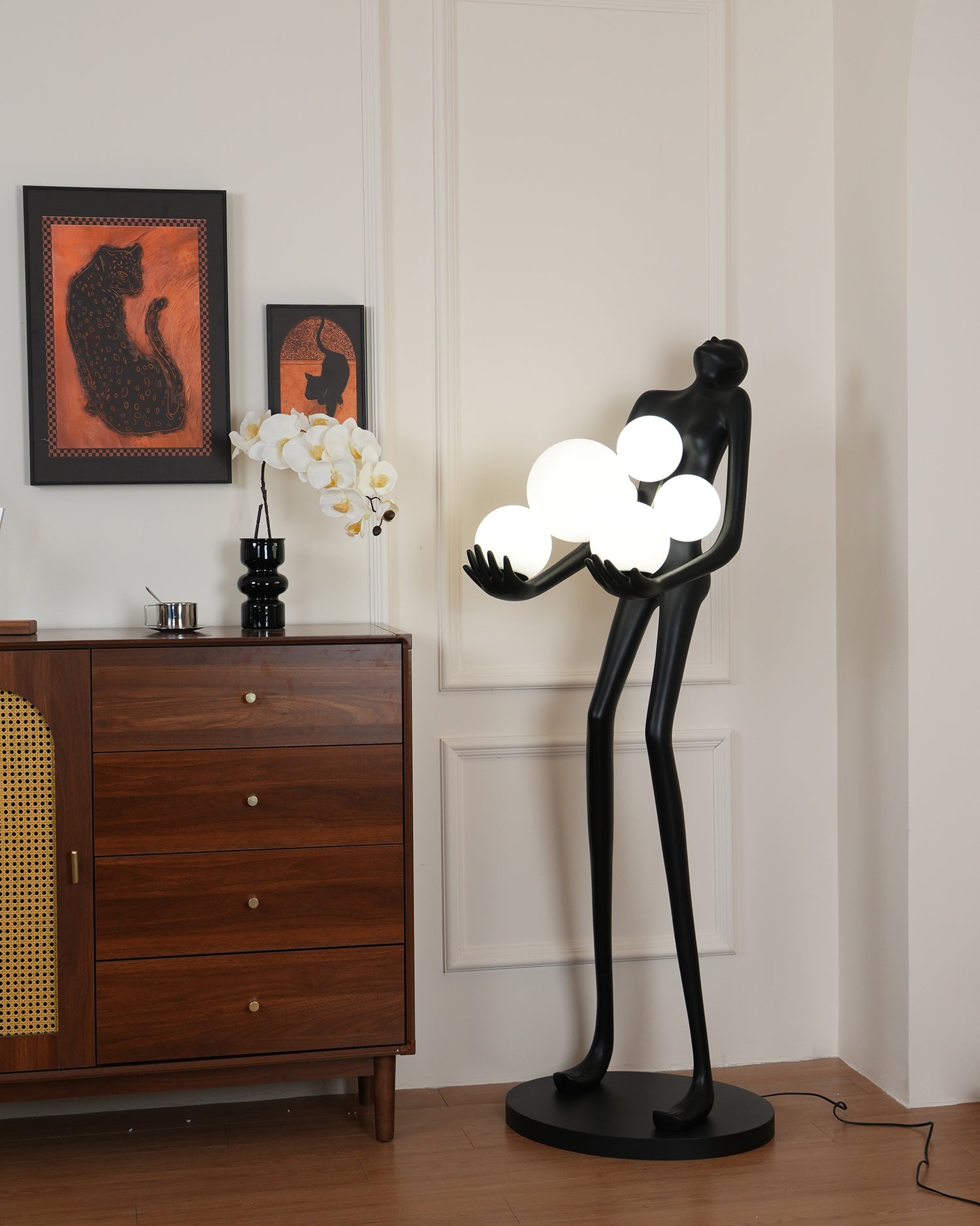 Artistic Figure Floor Lamp