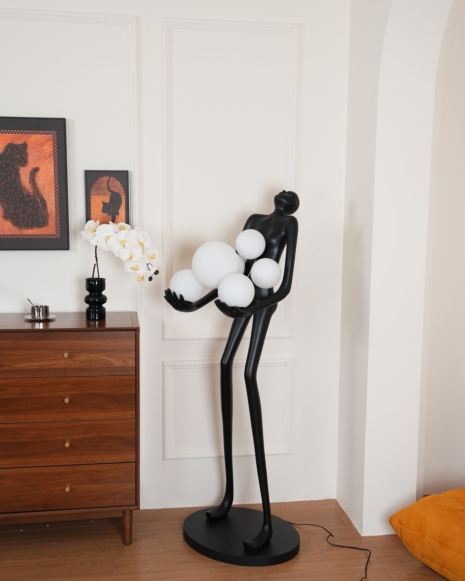 Artistic Figure Floor Lamp