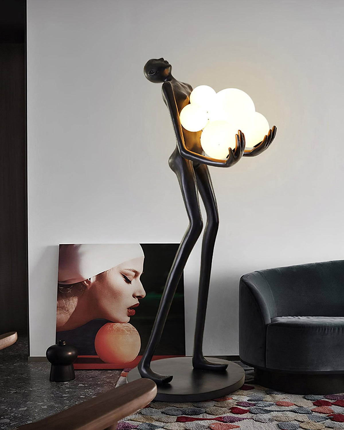 Artistic Figure Floor Lamp Docos