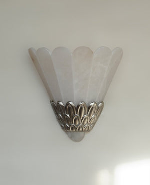 Artoria Petal Alabaster Wall Sconce