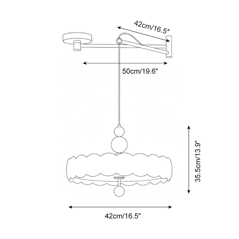Arwina Swing Arm Pendant Lamp