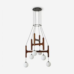 Astra Wood Chandelier