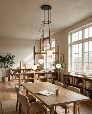Astra Wood Chandelier