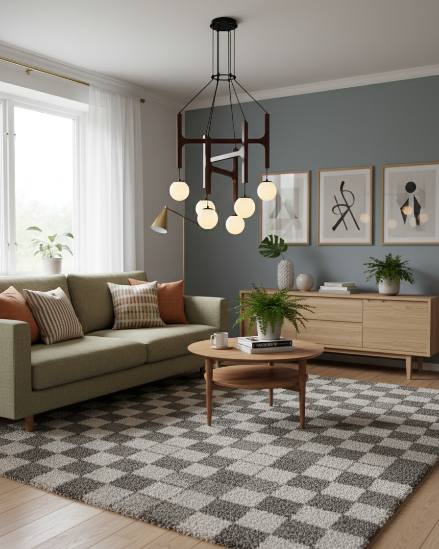 Araña de madera Astra