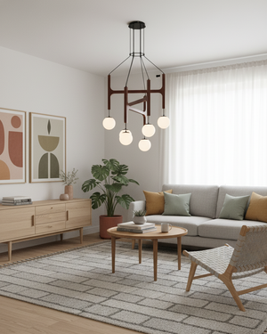 Araña de madera Astra