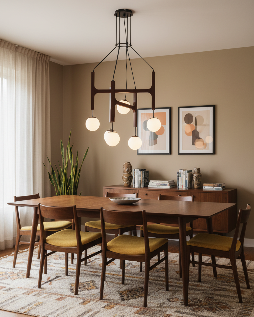 Araña de madera Astra