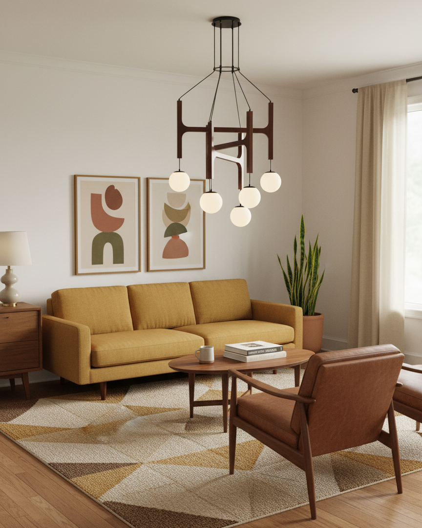 Araña de madera Astra