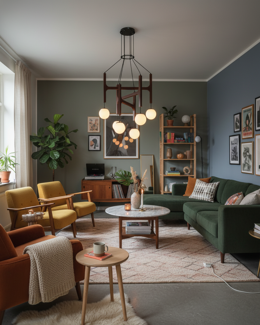 Araña de madera Astra