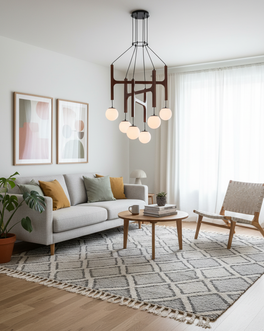 Araña de madera Astra