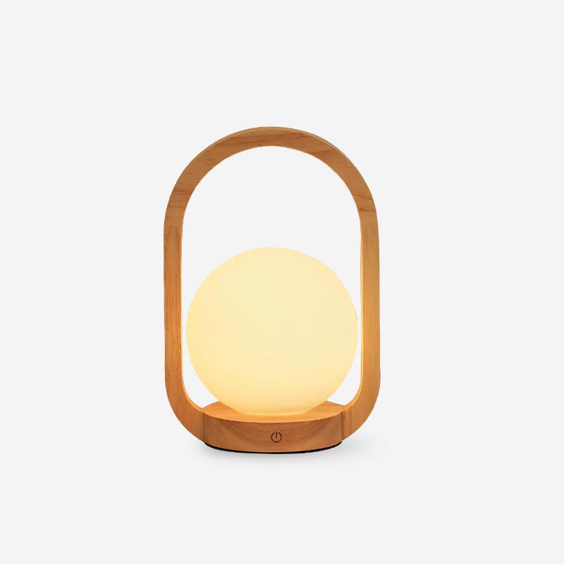 Audo Wooden Portable Table Lamp - Docos