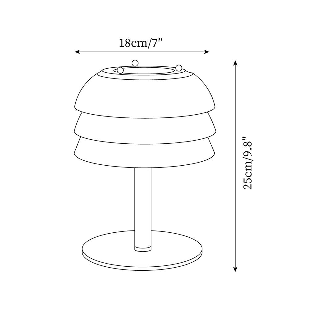 Aulenti Table Lamp 7″- 9.8″ - Docos