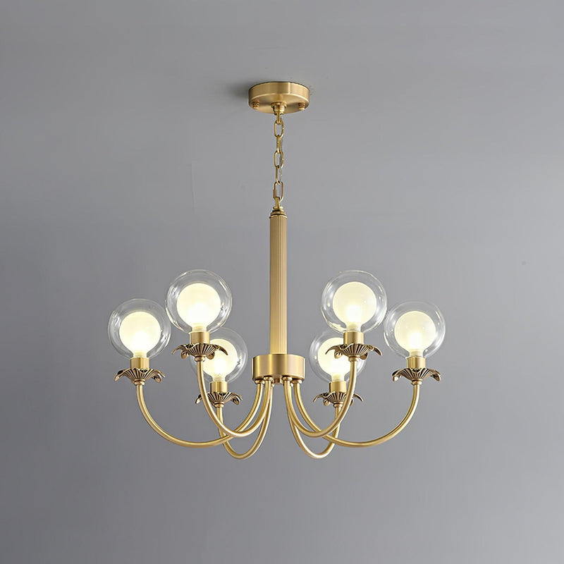Aureate Radiance Glass Chandelier – detail 19