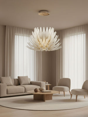 Aurelia Glass Petal Chandelier