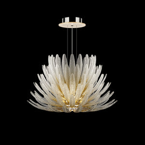 Aurelia Glass Petal Chandelier