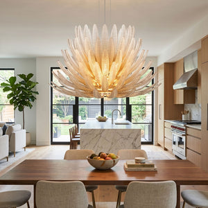 Aurelia Glass Petal Chandelier
