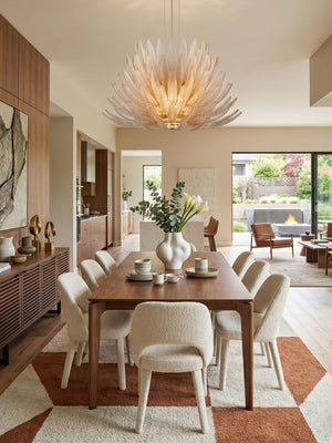 Aurelia Glass Petal Chandelier