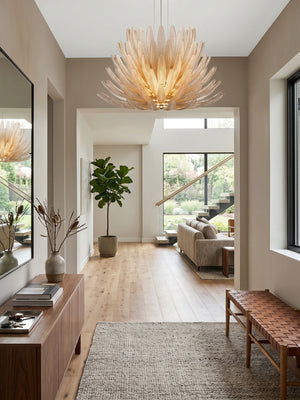 Aurelia Glass Petal Chandelier