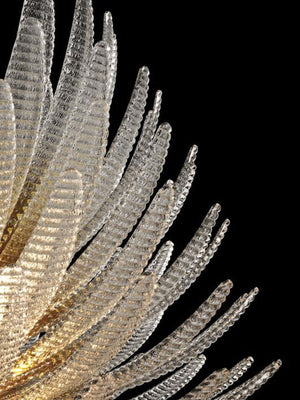 Aurelia Glass Petal Chandelier