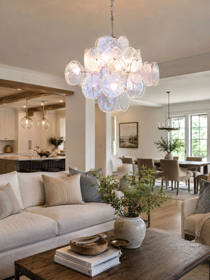 Aurelia Iridescent Glass Chandelier