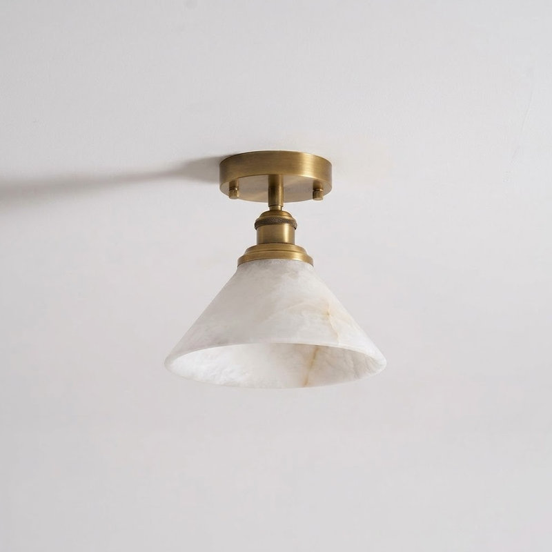 Aurelia Alabaster Semi-Flush Mount – detail 2