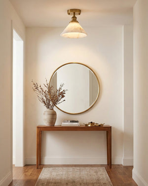 Aurelia Alabaster Flush Mount